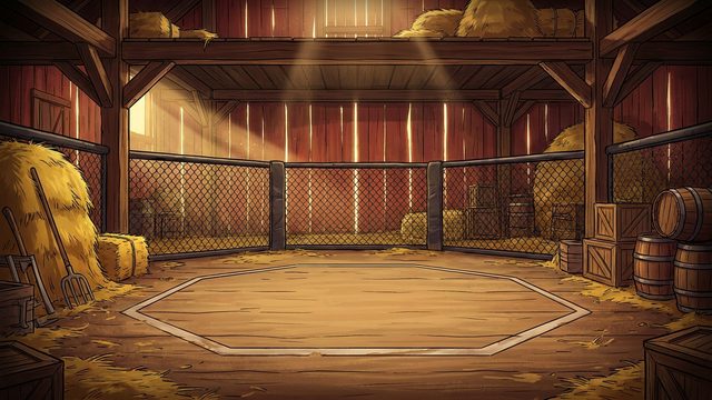 Barn arena